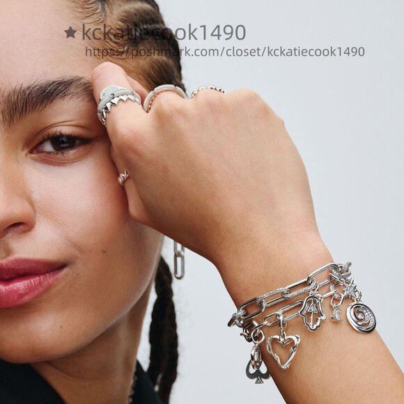 Pandora Hamsa Hand Medallion Charm - Picture 4 of 4